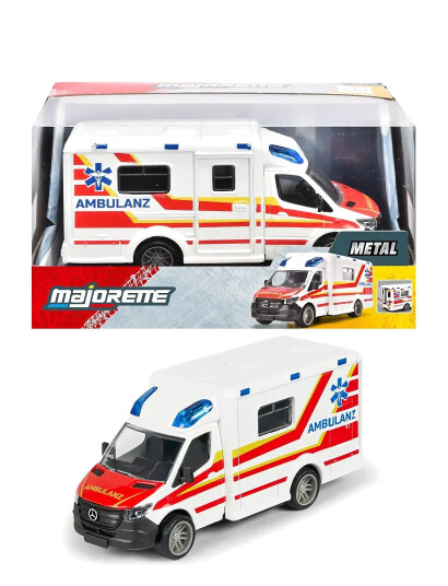 Majorette Swedish Mercedes-Benz Sprinter Ambulance - Multi/patterned - ONE SIZE