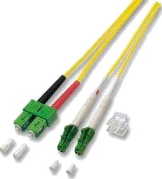 EFB ELEKTRONIK DUPLEX JUMPER LC/APC-SC/APC 9/ 125 OS2 LSZH GELB 2.0MM 3