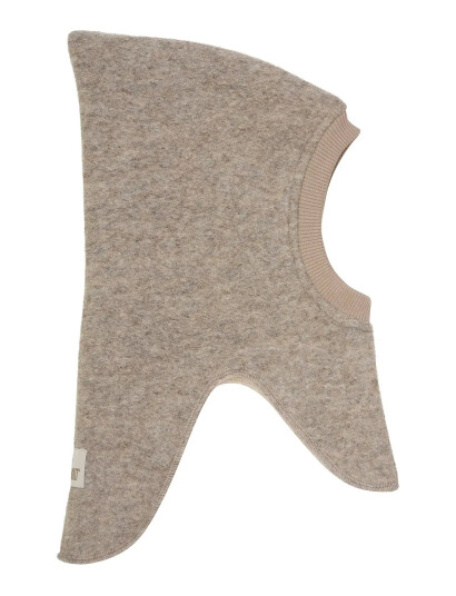 Huttelihut Camel Melange Elefantlue Emb. Ull 12 24 mdr/50 Huttelihut Camel Melange Elefantlue Emb. Ull 12 24 mdr/50
