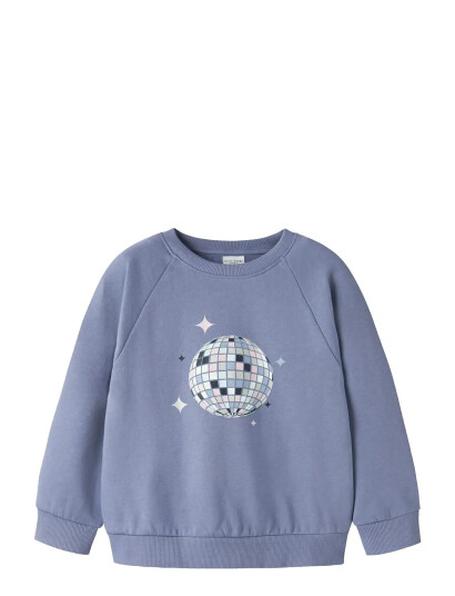 name it Nmfvenus Ls Nreg Sweat Bru Blue 92