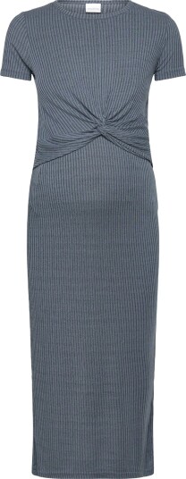 Mamalicious Mlanli June Ss Jrs Midi Dress 2F   Blue   XL