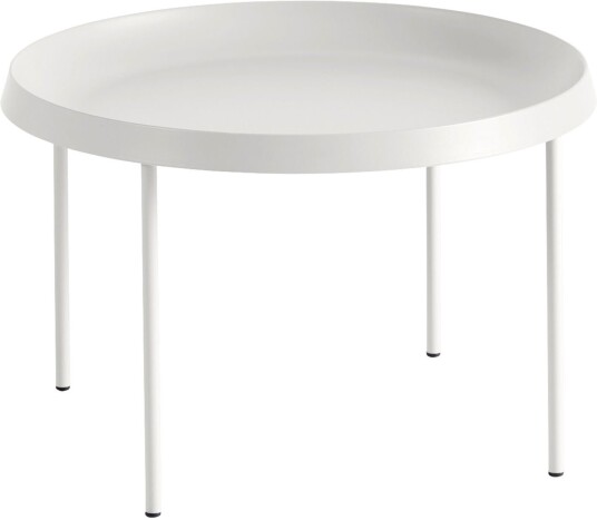 Hay - Tulou Coffee Table Off-White Ø55 Cm Sofabord Gamfratesi Hvit Metall