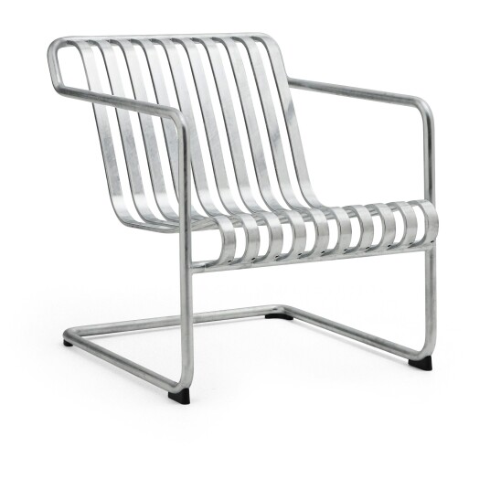 Palissade Cantilever Lounge Chair Low Hot galvanised steel Palissade Cantilever Lounge Chair Low Hot galvanised steel