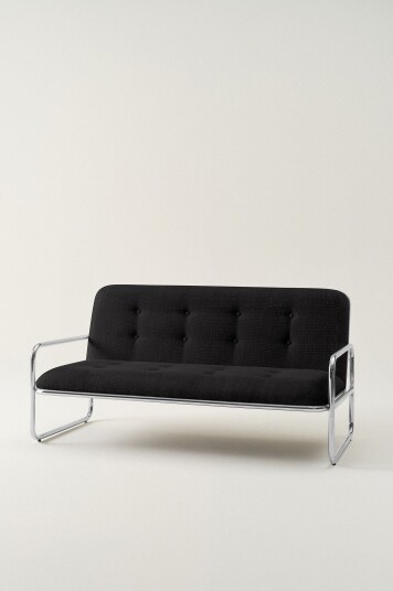 Jotex Sofa 2seter Svart/grå ALMELO 1745337020