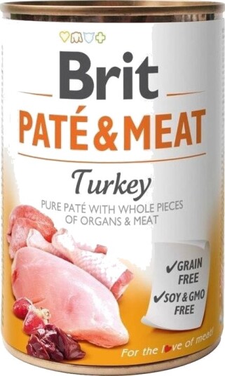 Brit Pate&Meat 6 Bokser Turkey 800 G Brit Pate&Meat 6 Bokser Turkey 800 G