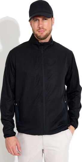 Abacus M Lanark Classics Stretch Windjacket Svart Golfjakke herre 600 Black XXX Large