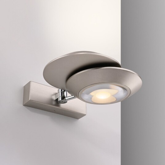 Vegglampe PURE Oculis dimmbar Metallisk Soverom Metall Moderne 30 16 Metallisk