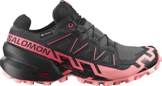 Salomon Women"s Speedcross 6 GORE-TEX Nine Iron/Black/Flamingo Pink Nine Iron / Black / Flamingo Pink 38 2/3