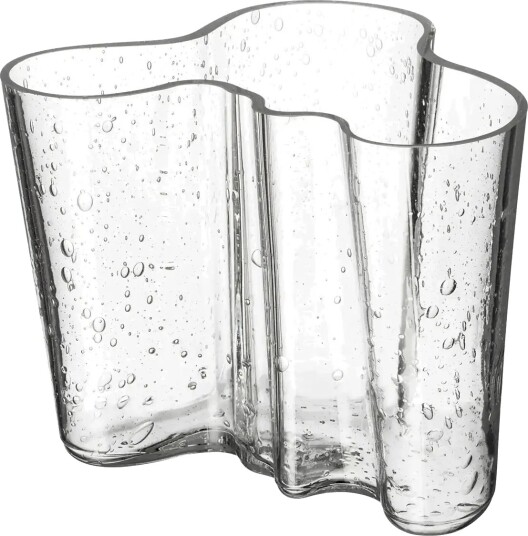 Iittala Aalto Vase 160Mm Bubble Glass Clear Nude 160 MM Iittala Aalto Vase 160Mm Bubble Glass Clear Nude 160 MM