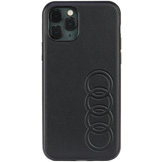 Audi Synthetic Leather Iphone 11 Pro 5.8" Czarny/Black Hardcase Au-Tpupcip11-Tt/D1-Bk
