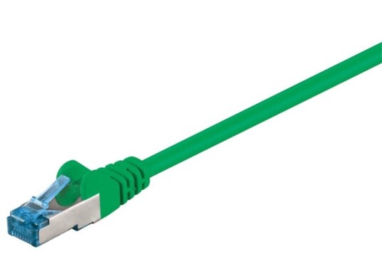 Goobay CAT 6A S/FTP PiMF Halogenfri Kretskabel 3 m Grønn