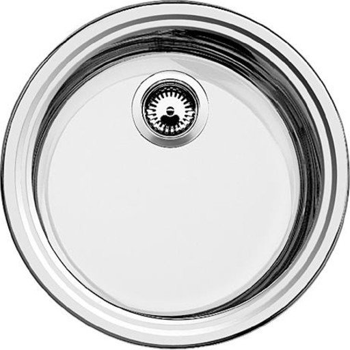 Blanco Rondosol kjøkkenvask Ø46 cm, rustfritt stål