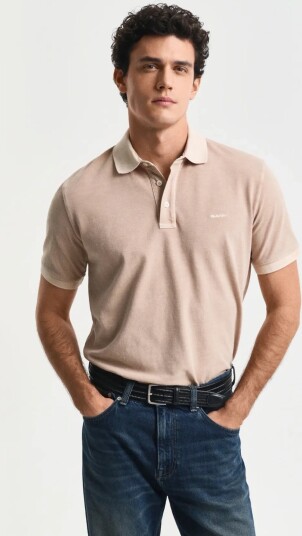 Gant Sunfaded Ss Polo Beige XXXXL