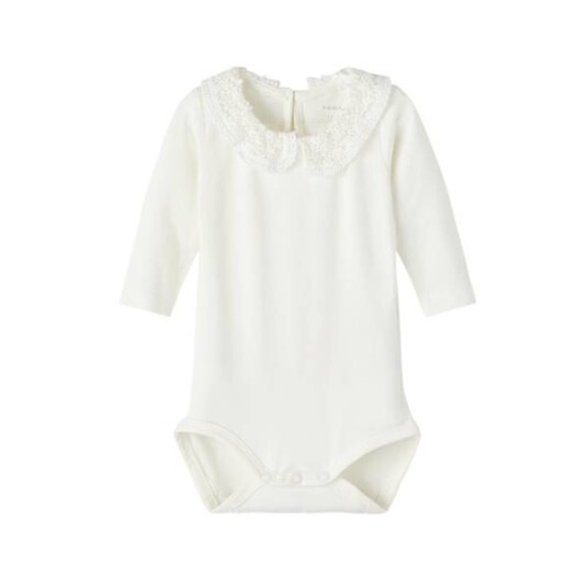 Name It White Langermet bodysuit Nbftylla Alyssum