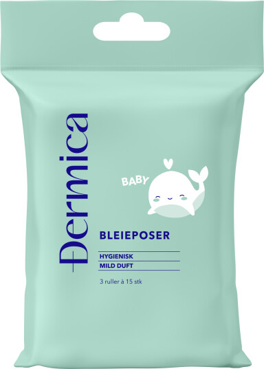 Dermica Baby bleieposer 45 stk Dermica Baby bleieposer 45 stk