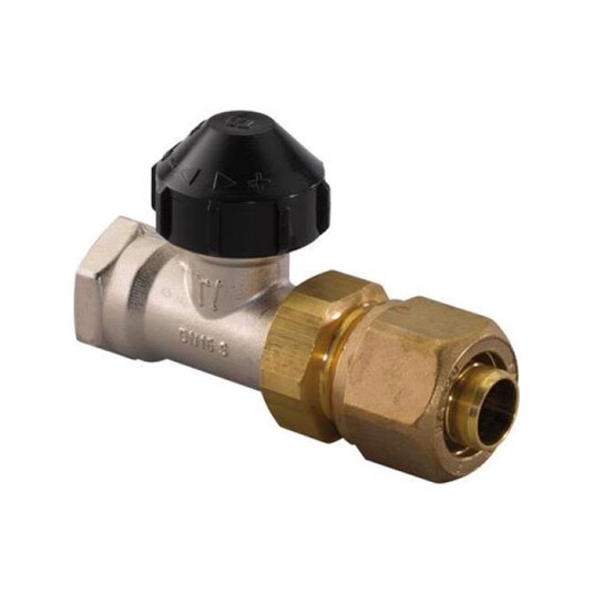 Uponor Fluvia Turventil inv gjenge 20 x2,0 mm x G15 Installasjon