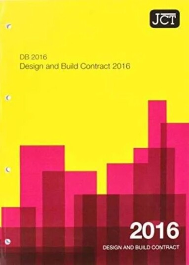 Jct: Design And Build Contract 2016 (Db)