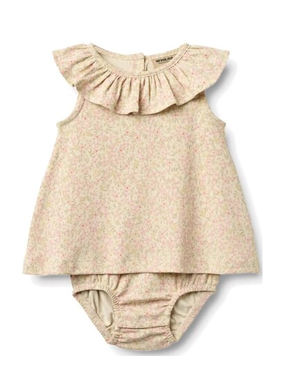 Wheat Jersey Dress Suit Ingeborg Yellow 80