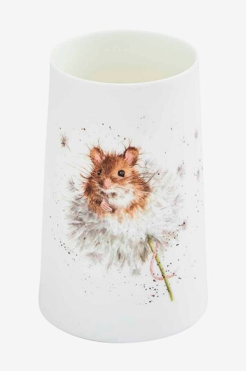 Royal Worcester Vase Wrendale Design Country Mice 15 cm Flerfarget