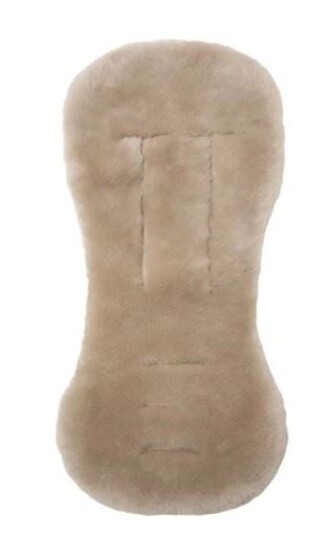 Tinkafu Lammeskinn – seatliner  Merinoull   Taupe