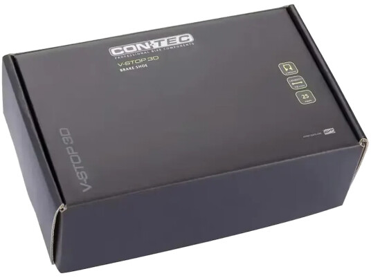 CONTEC V-Stop 3D bremseklosser 2mm medium compound 25 sett multi/sort CONTEC V-Stop 3D bremseklosser 2mm medium compound 25 sett multi/sort
