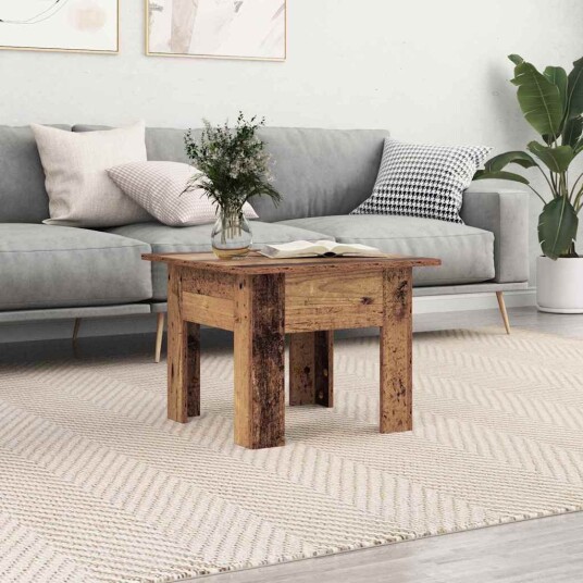 Kaffebord Gammelt tre 55 x 55 x 42 cm Konstruert tre