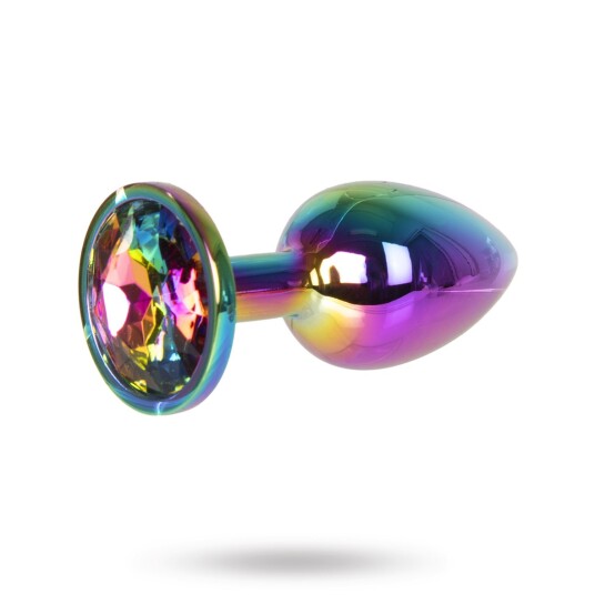 Sustainable Pleasure Metal Plug Rainbow Small ​6 cm