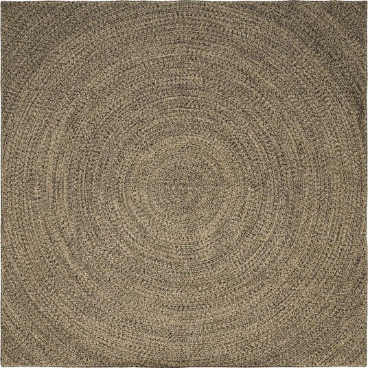  Områdetepper Naturlig og svart 300 x 300 cm Jute