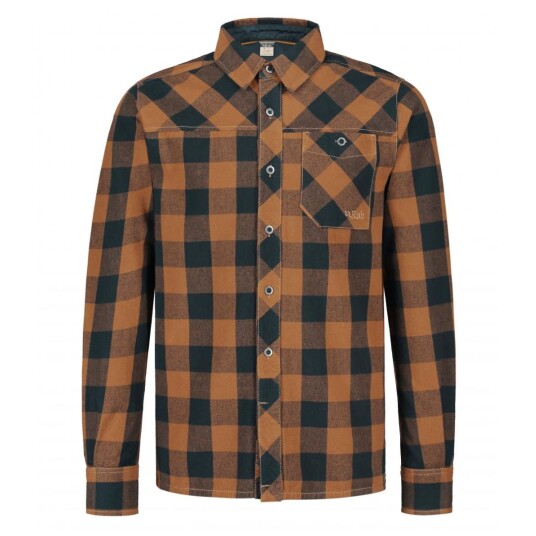 Rab  Boundary Shirt Herre, Car Caramel Check, XL
