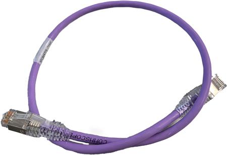 Netconnect Patchkabel Kat 6A S/Ftp Pimf Længde: 0,5 M Farve: Violet Med Lszh Kappe