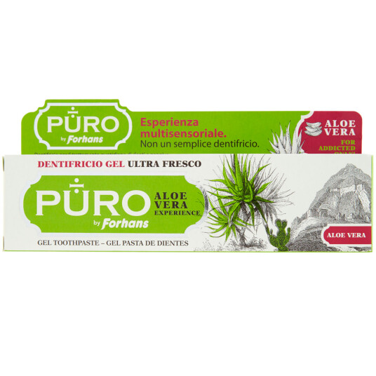 Aloe Vera Tannkrem FORHANS Puro 75 ml. Aloe Vera Tannkrem FORHANS Puro 75 ml.