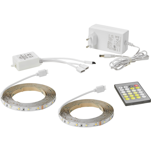 NORDLUX LED STRIP IP44 2700-6500K 10M HVIT
