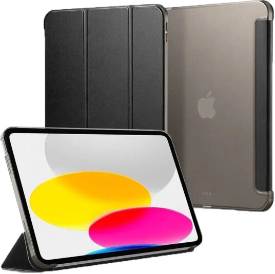 iPad Pro 13" 2024 Deksel - Spigen smart Fold Case - Svart iPad Pro 13" 2024 Deksel - Spigen smart Fold Case - Svart