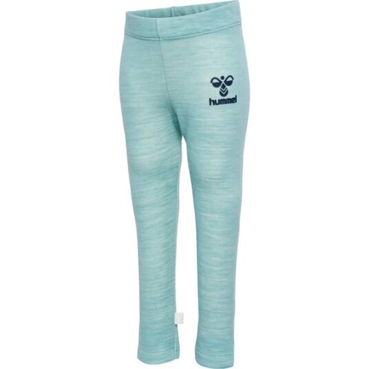 Hummel Wolly ull/bambus tights - mineral blue