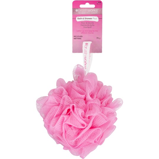 Brushworks Bath & Shower Pouf Brushworks Bath & Shower Pouf