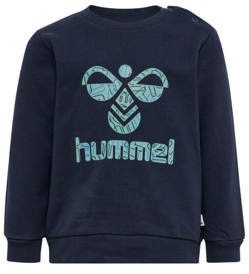 Hummel Collegegenser hmlLime Black Iris 68 Collegegenser Blå 62