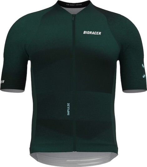Bioracer Icon Impulse sykkeltrøye korte ermer emerald green herre