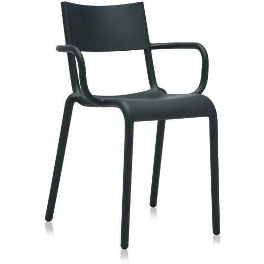 Kartell Generic A Stol Sort Kartell Generic A Stol Sort