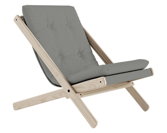 Karup Design Karup Design Boogie Lenestol M. Madrass 746 Grå/Rå Bøk Karup Design Karup Design Boogie Lenestol M. Madrass 746 Grå/Rå Bøk