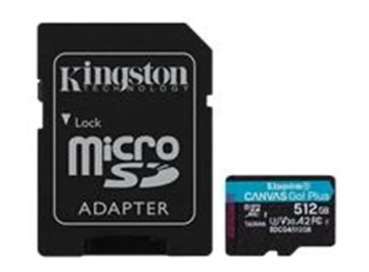 Kingston Canvas Go! Plus microSD/SD 200MB/s 512GB Kingston Canvas Go! Plus microSD/SD 200MB/s 512GB