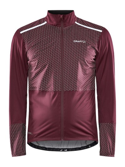 Craft Adv Hydro Lumen Sykkeljakke Bordeaux