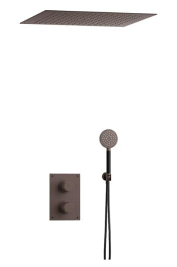 Tapwell Arm7268 Takduj Innbygging - Innebygd Firkantet Bronze / 500x500mm