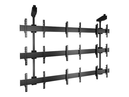 Chief Fusion Micro-Adjustable Large Ceiling Mounted Video Wall LCM3X3U monteringssett - for 9 LCD/plasma-paneler - svart