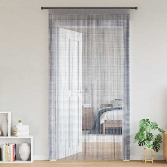 Trådgardiner 2 stk lysegrå 140x250 cm 8721158550668