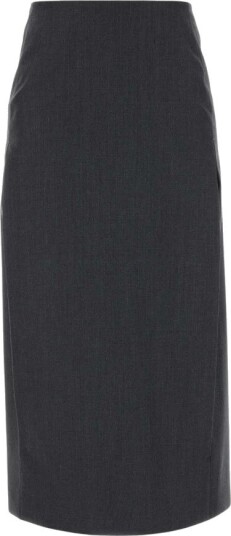Jil Sander Dame Skjørt Grå M,