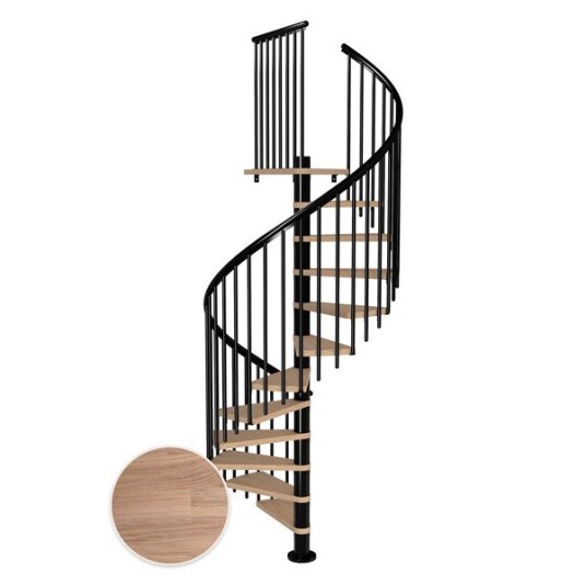 Dolle Montreal Spiral Eik H-oljet 9005 Classic4 12T Ø140