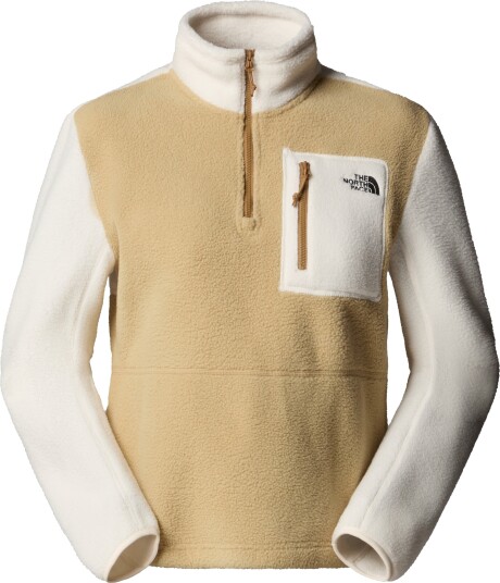 The North Face Women's Yumiori 1/4 Zip Khaki Stone/White Dune XL The North Face Women's Yumiori 1/4 Zip Khaki Stone/White Dune XL