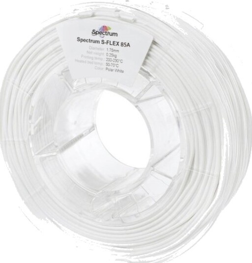 Spectrum S-Flex 85A Filament 1.75 mm 250 g Polar White 80571