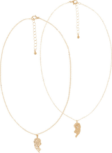 Name It Nkflfriends 2P Necklace Gold ONE SIZE Name It Nkflfriends 2P Necklace Gold ONE SIZE