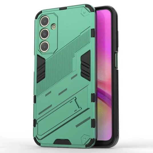 INCOVER Samsung Galaxy A25 (5G) Hybrid Håndverker Deksel Med Kickstand - Grønn